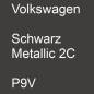 Preview: Volkswagen, Schwarz Metallic 2C, P9V.